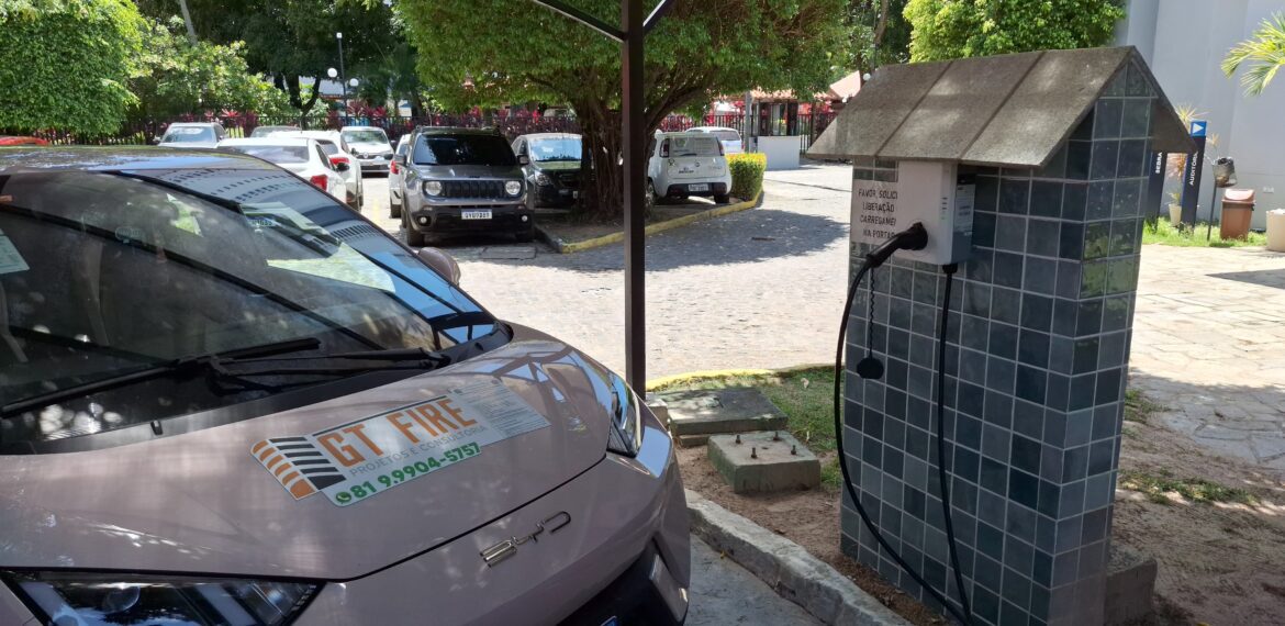 carregadores, carro, veículo, elétrico