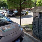 carregadores, carro, veículo, elétrico