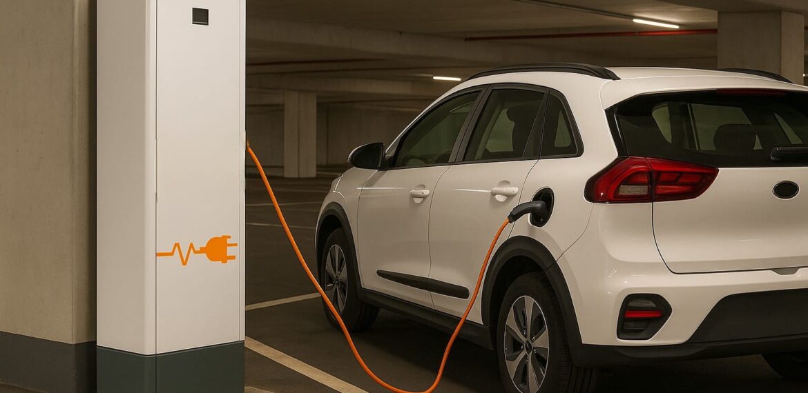 recarga de veículo elétrico