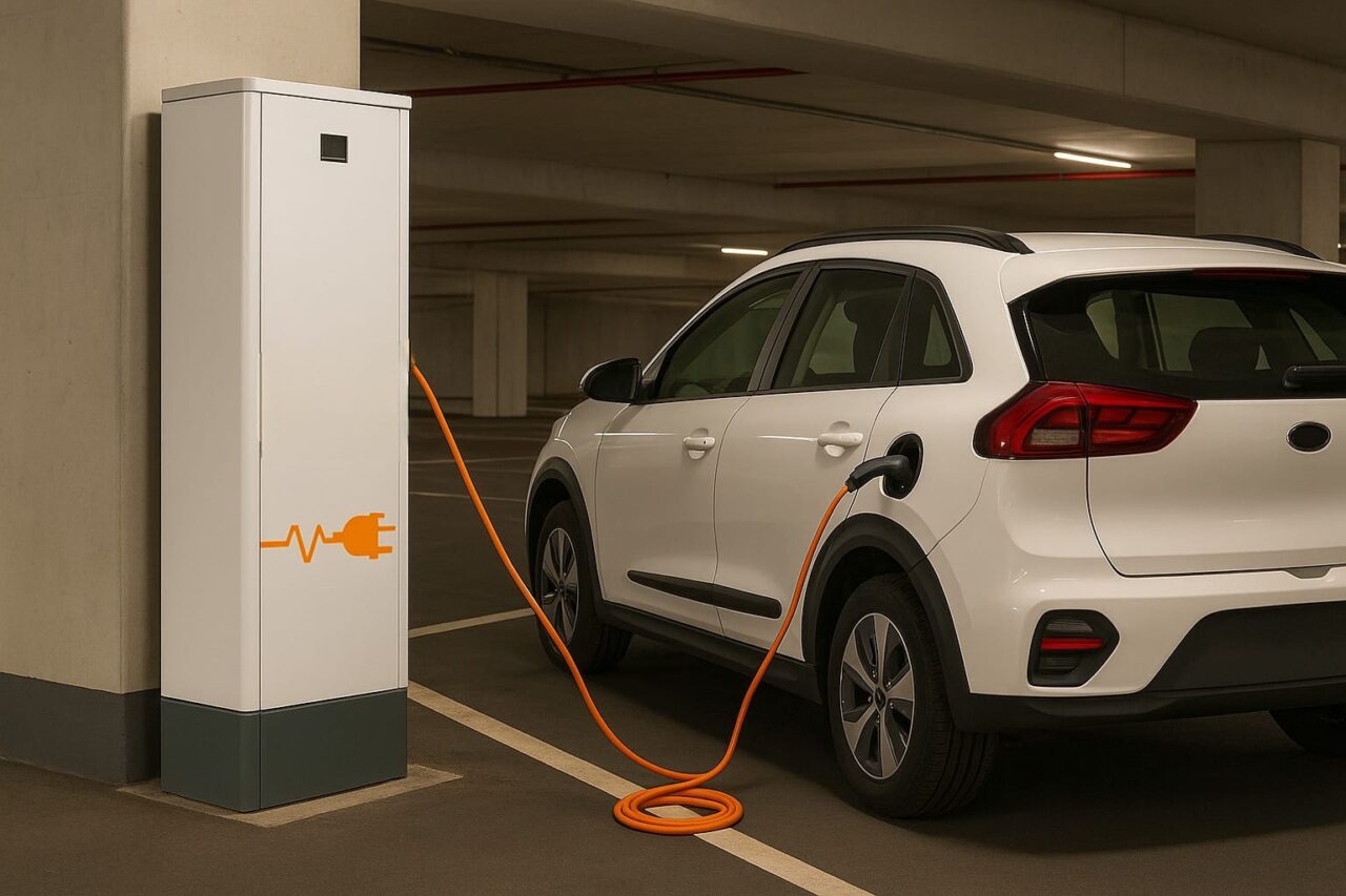 recarga de veículo elétrico